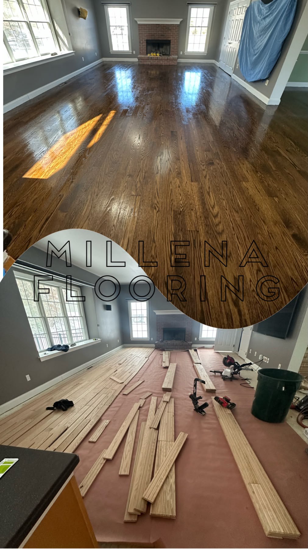 Professional flooring installation